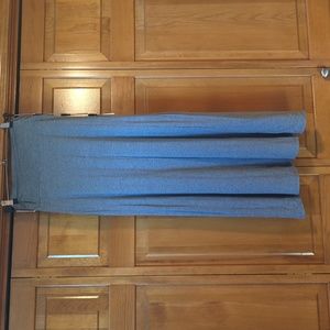 Merona Gray Maxi Skirt Size M